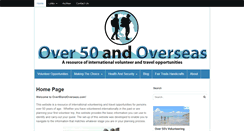 Desktop Screenshot of over50andoverseas.com